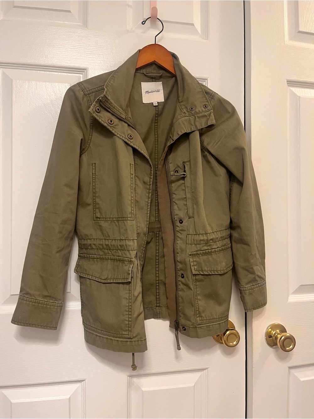 Madewell Olive Utility Field Jacket XS
